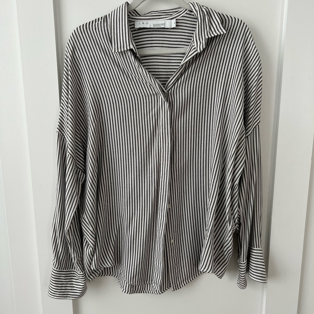 Iro long sleeve striped shirt